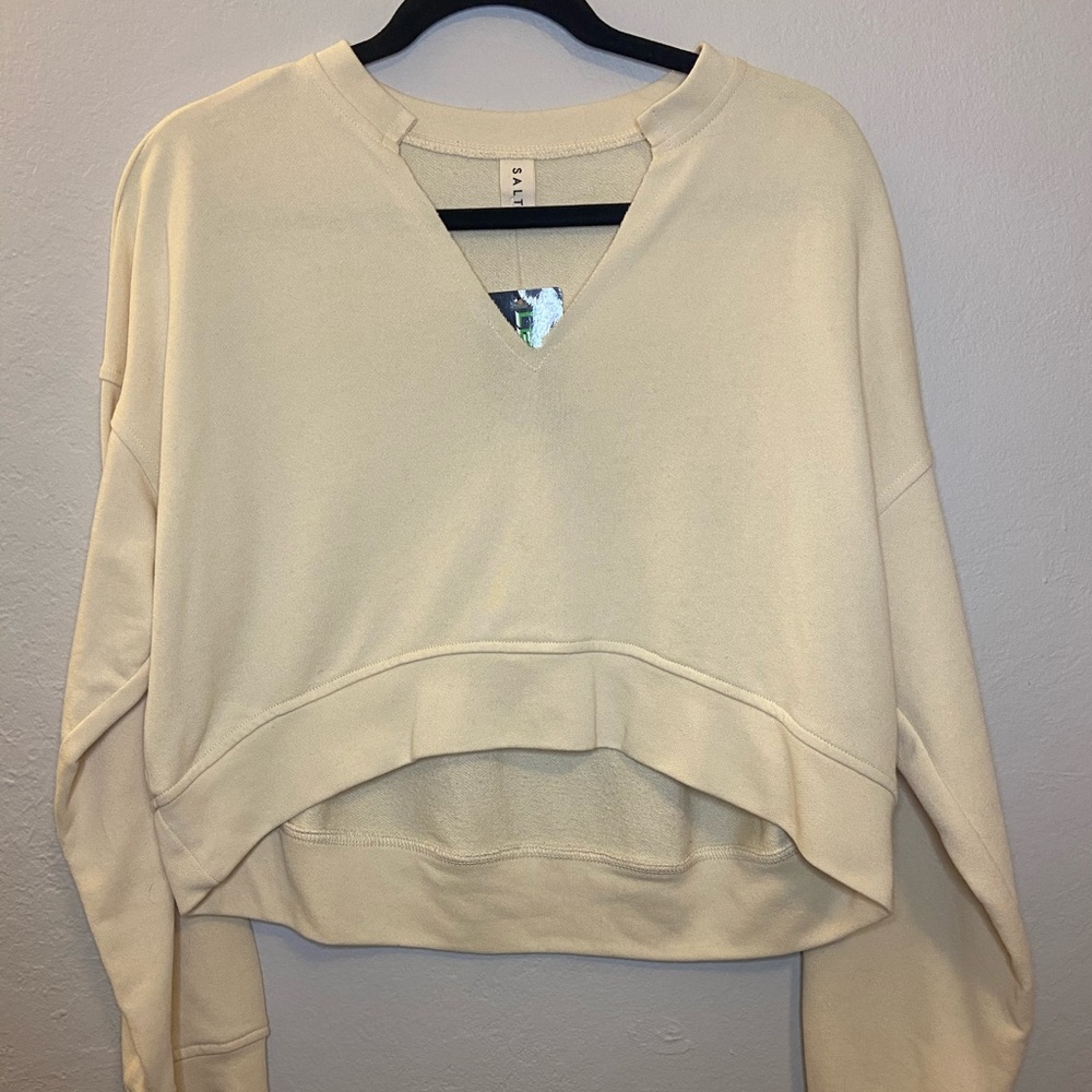 Salty crew neck cropped